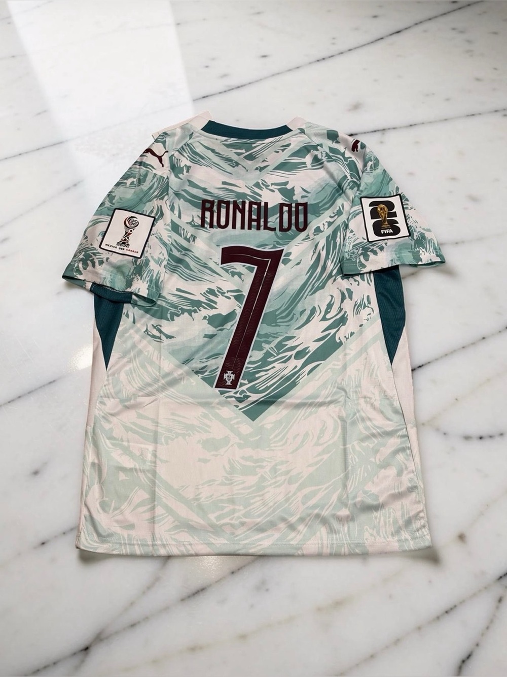 Cristiano Ronaldo Portugal 2026 World Cup Jersey #7 Away Mens S-2XL